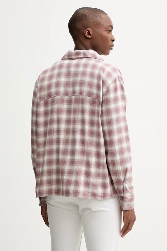 Oblečení Bavlněná košile Hollister Co. KI325.5202.638 růžová