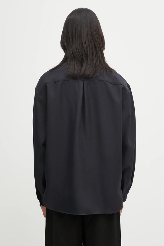 Ρούχα Πουκάμισο RHUDE Boxy LS Work Shirt RHPF25SR02731 μαύρο