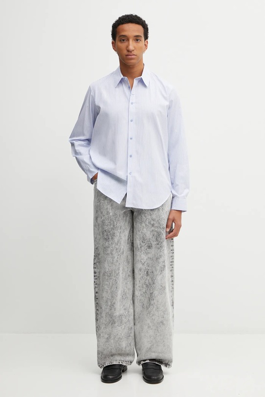 Martine Rose koszula bawełniana Classic 401WS18531 niebieski