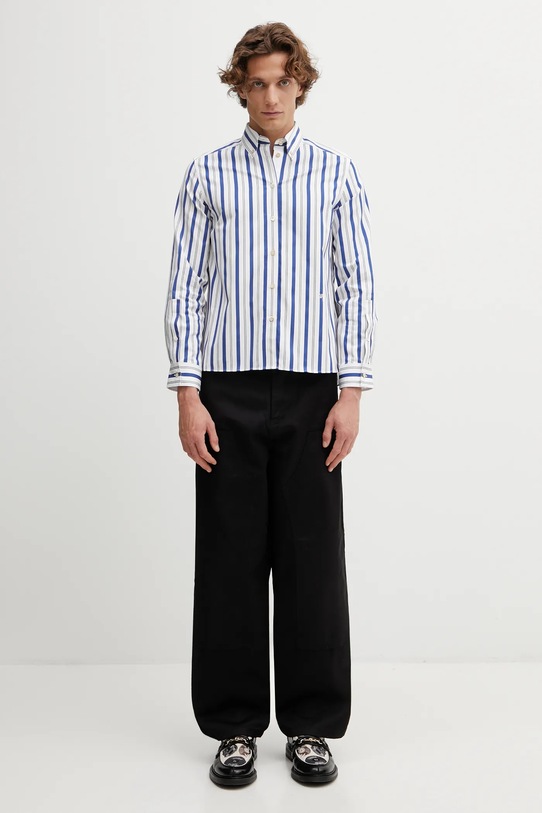 Бавовняна сорочка Wales Bonner Daylight Shirt WA25SH04.CO06.401 білий