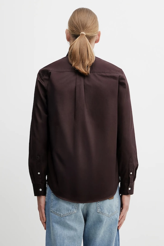 Дрехи Памучна риза Carhartt WIP L/S Madison Shirt I023339.39GXX кафяв