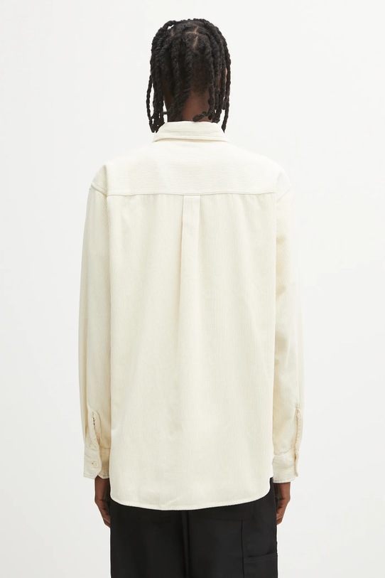 Odzież Carhartt WIP koszula sztruksowa L/S Flint Shirt I035837.1NGXX beżowy