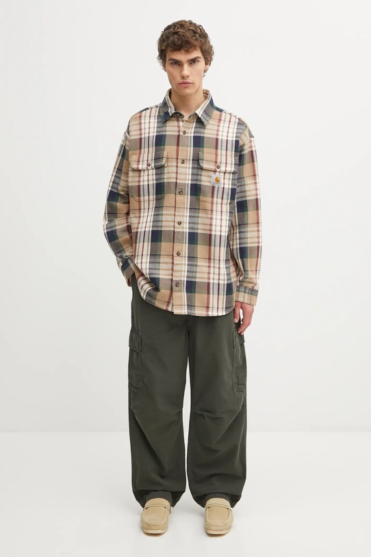 Carhartt WIP koszula bawełniana L/S Tamblyn Shirt I035332.34VXX multicolor
