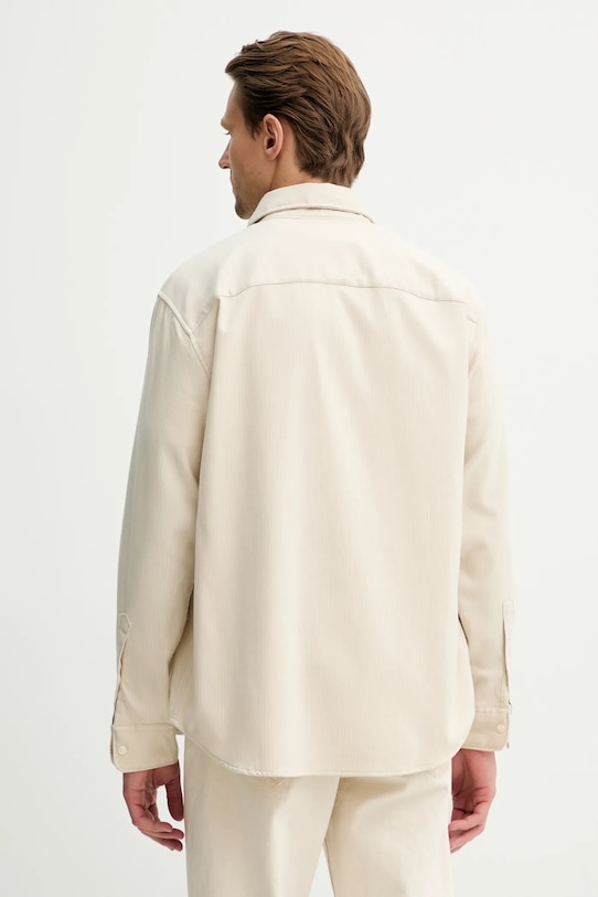 Ρούχα Πουκάμισο Abercrombie & Fitch KI125.5261.178 μπεζ