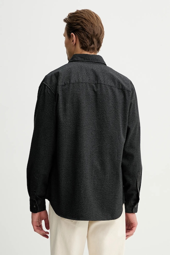 Odzież Abercrombie & Fitch koszula KI125.5261.900 czarny