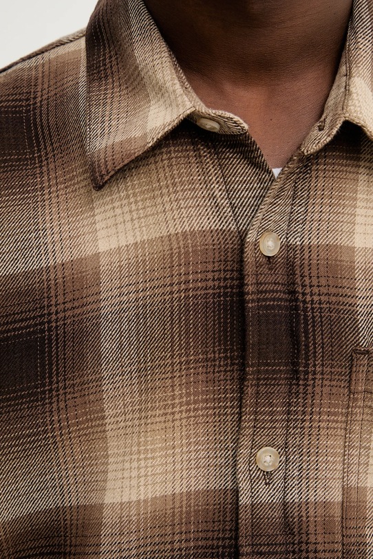 Pamučna košulja Hollister Co. KI325.5245.428 smeđa