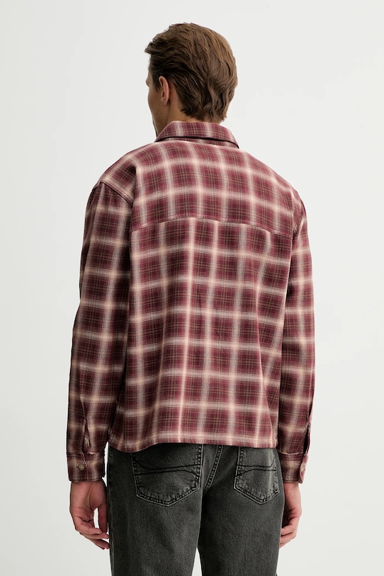 Odzież Hollister Co. koszula bawełniana KI325.5248.518 bordowy