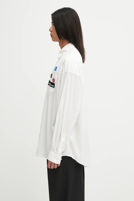 Undercover koszula bawełniana Shirt UP2E4401 biały AW25