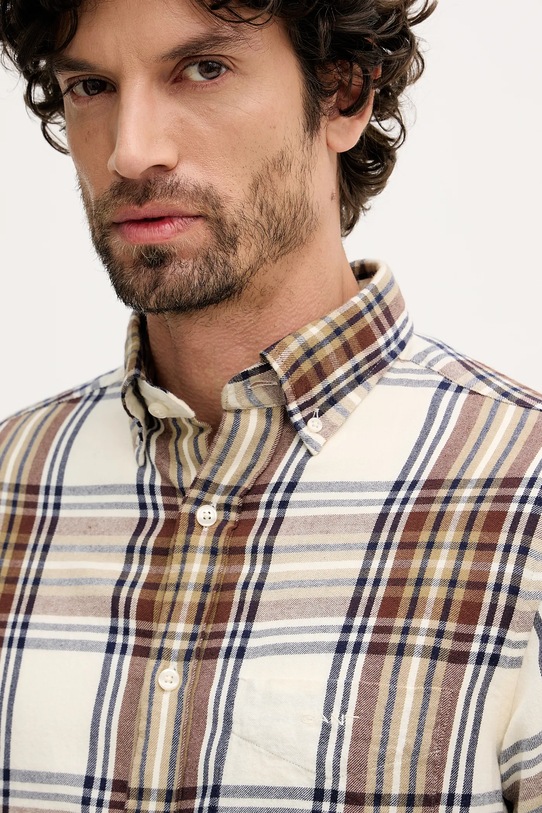 Gant koszula bawełniana beżowy 3250243