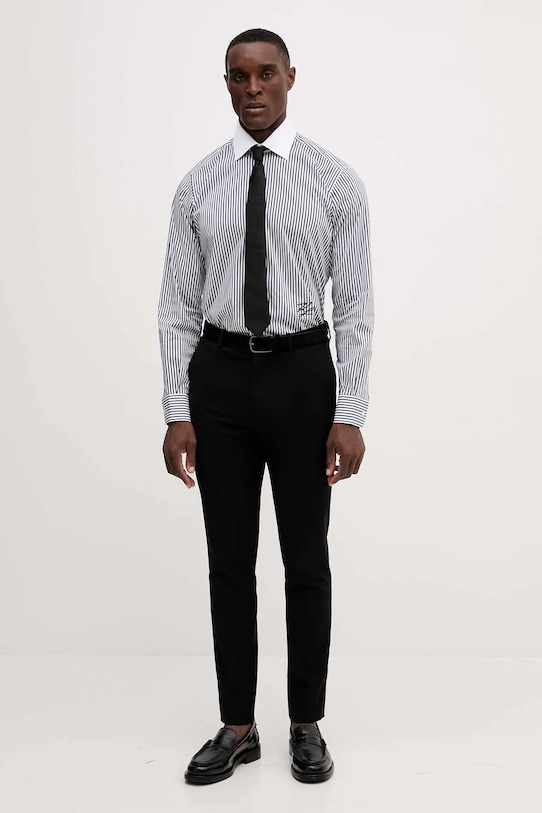 Košeľa Karl Lagerfeld 554603.605116 modrá AW25