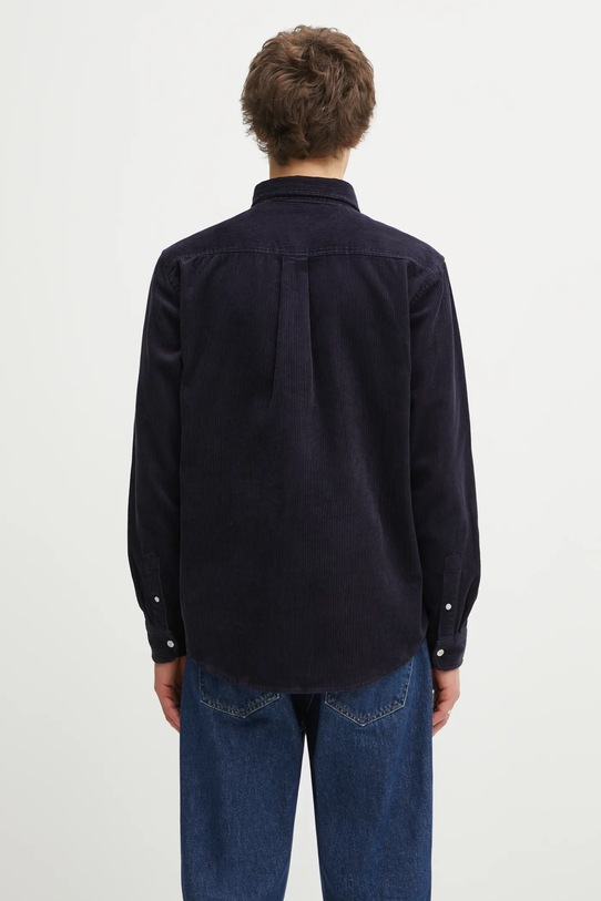Odzież Carhartt WIP koszula sztruksowa L/S Madison Cord I029958.0FHXX granatowy
