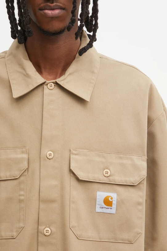 Carhartt WIP koszula L/S Craft beżowy I033814.8YXX