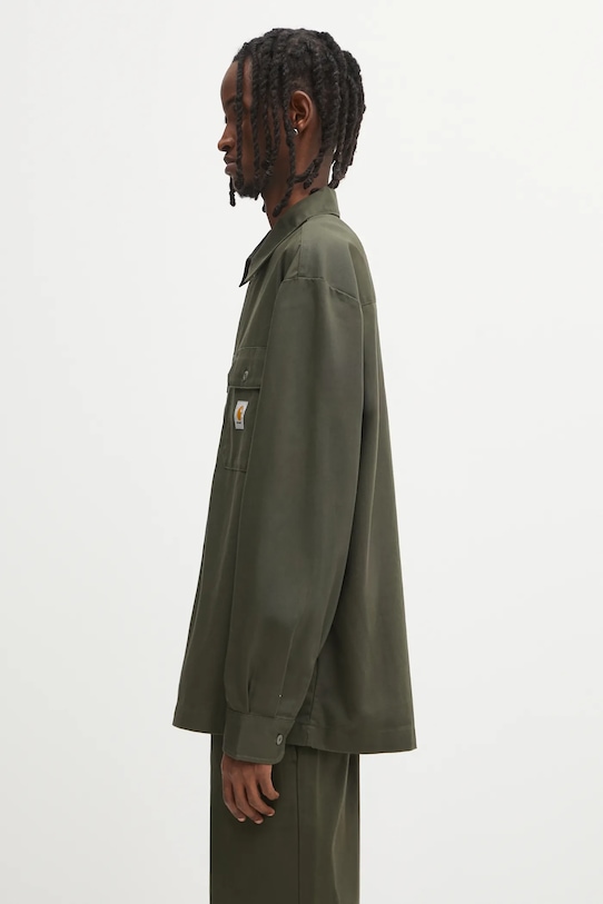Carhartt WIP koszula L/S Craft I033814.63XX zielony AW25