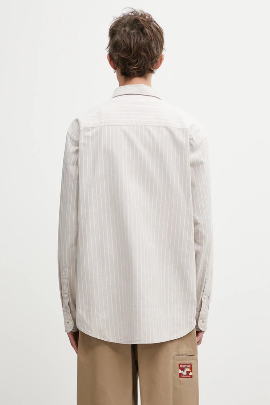 Odzież Carhartt WIP koszula bawełniana L/S Cassel I035327.35EXX beżowy