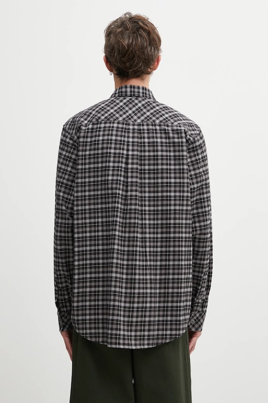 Odzież Carhartt WIP koszula bawełniana L/S Widmark I035326.35QXX szary