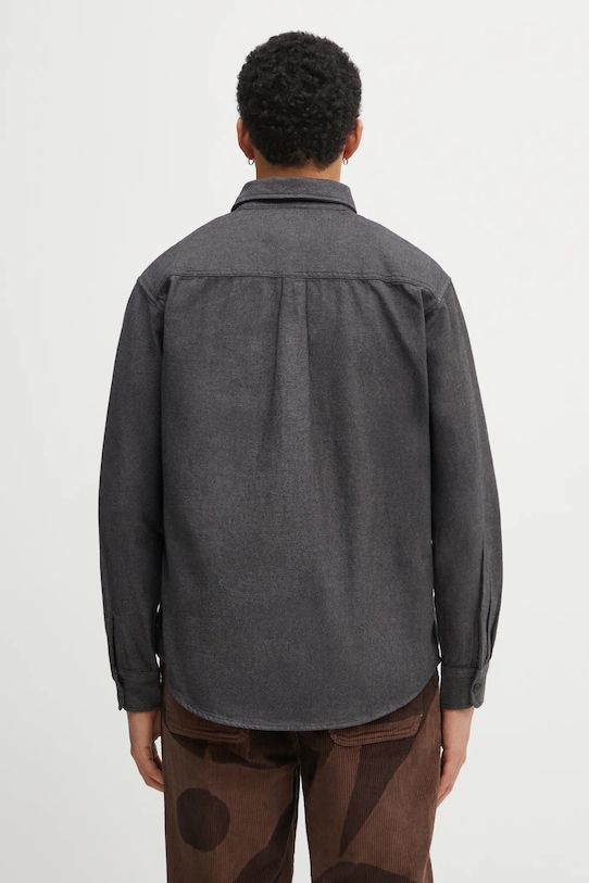 Clothing Carhartt WIP cotton shirt L/S Lucas I035335.K02XX black