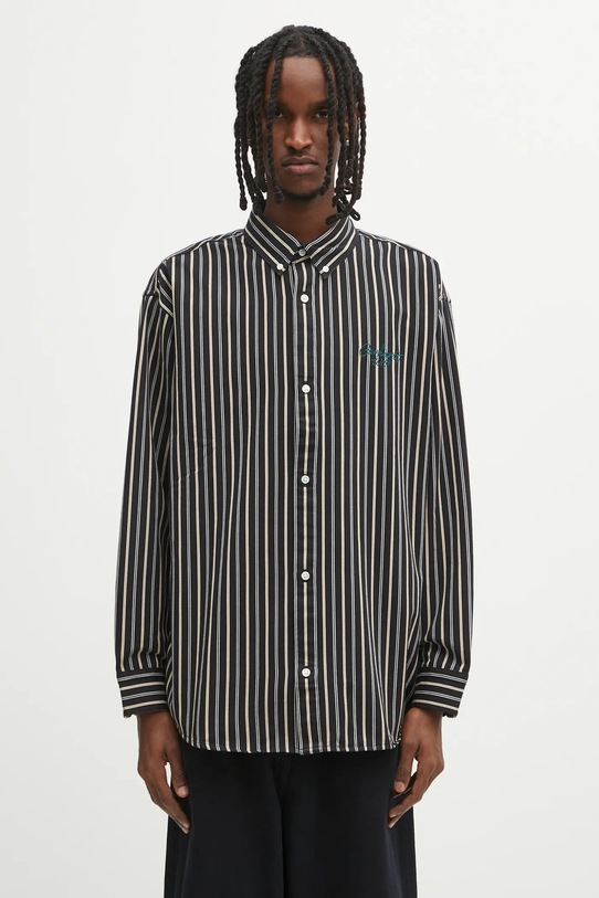 Carhartt WIP koszula bawełniana L/S Palance casual czarny I035330.35IXX
