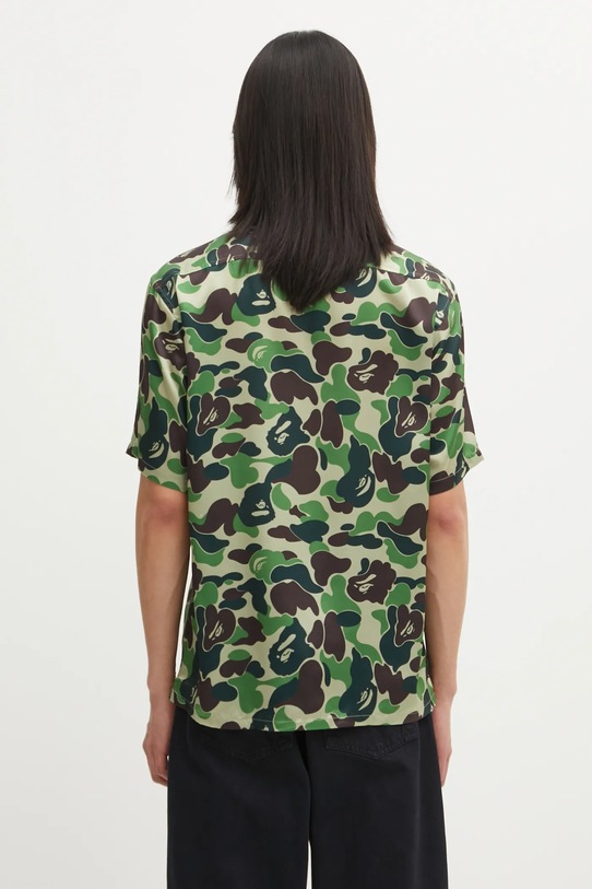 Odzież A Bathing Ape koszula Camo 001SRL301007M zielony