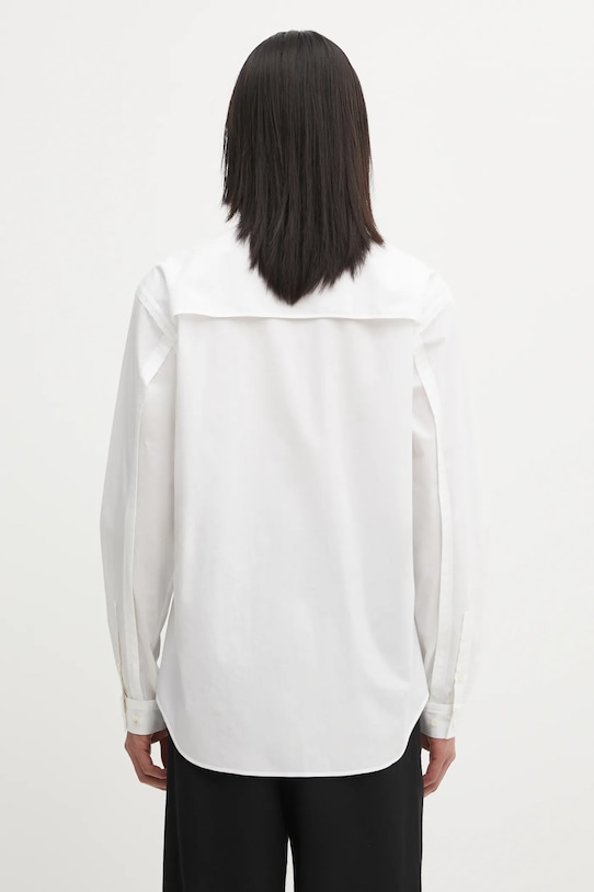 Ρούχα Βαμβακερό πουκάμισο Undercover UC2E4405 λευκό