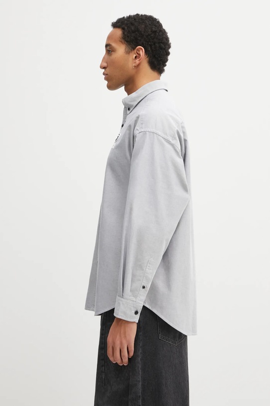 AAPE koszula bawełniana Now AAPSTM8540XXP czarny AW25