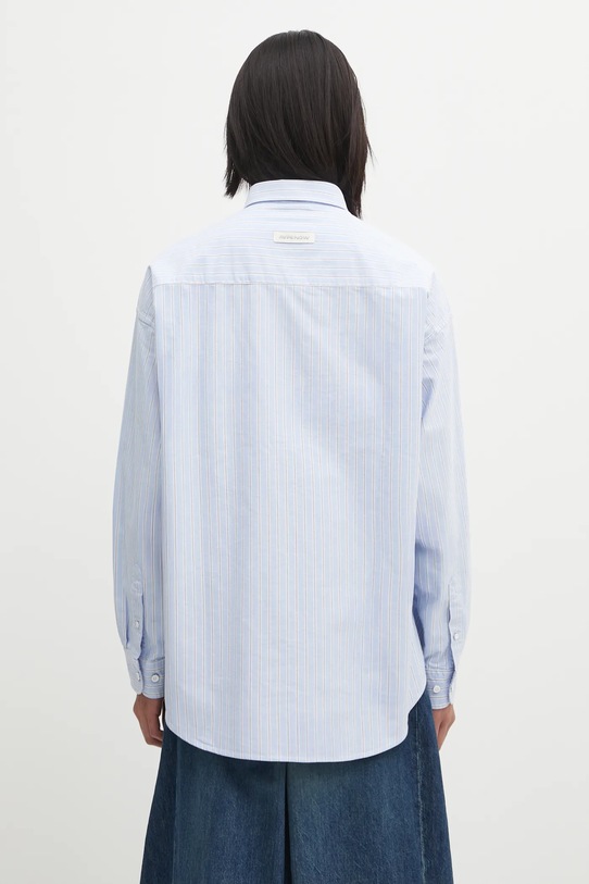 Odzież AAPE koszula bawełniana Now AAPSTM8541XXP niebieski