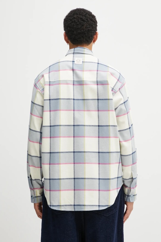 Odzież AAPE koszula bawełniana Now AAPSTM8543XXP beżowy