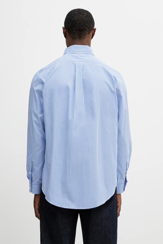 Odzież Sporty & Rich koszula bawełniana SRC Oversized SI03565302ST02 niebieski