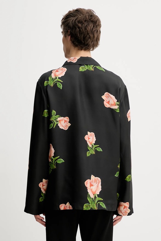 Odzież Nanushka koszula jedwabna NM25PFTP01499 NM25PFTP01499 czarny