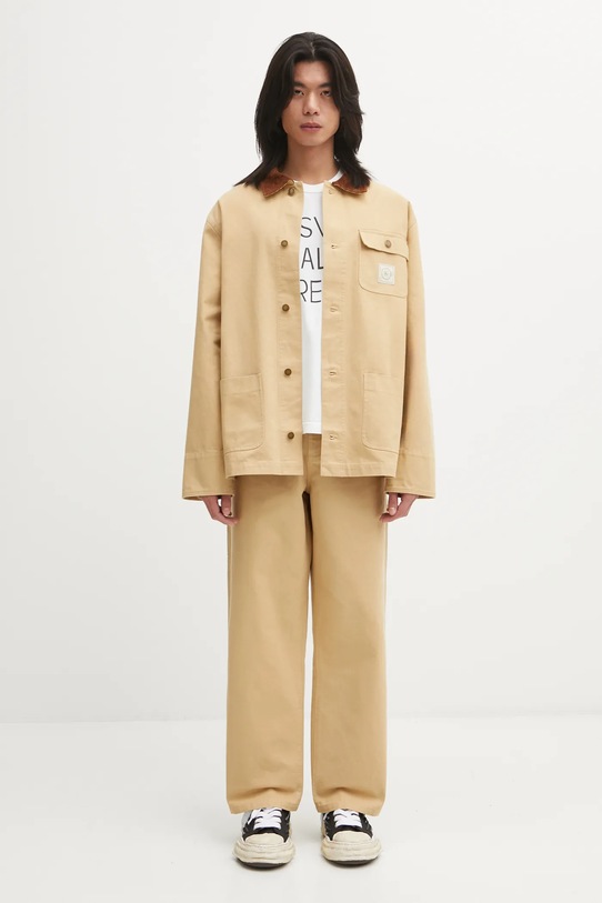 Visvim t-shirt JUMBO TEE S.S DMGD 125205010016 biały