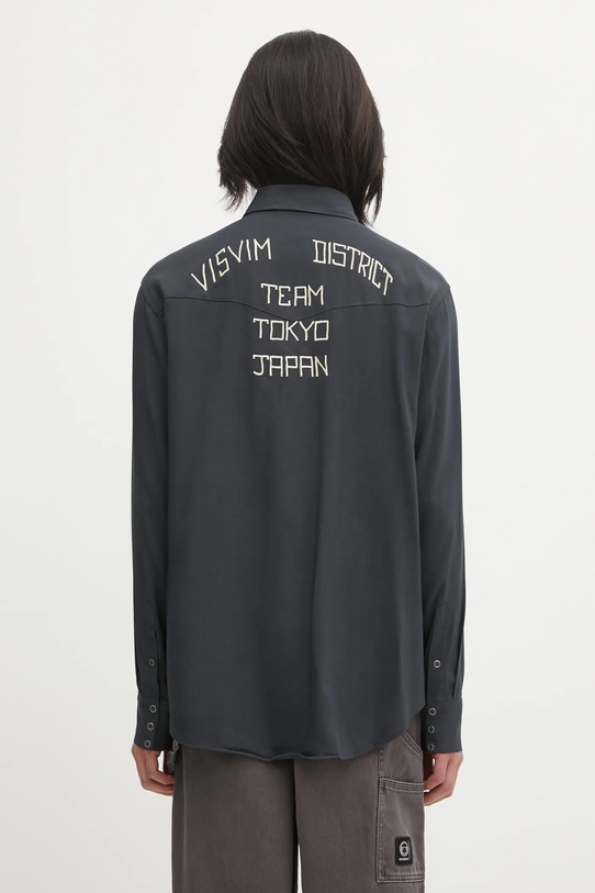 Odzież Visvim koszula FOUR CORNERS L.S 125205011007 szary
