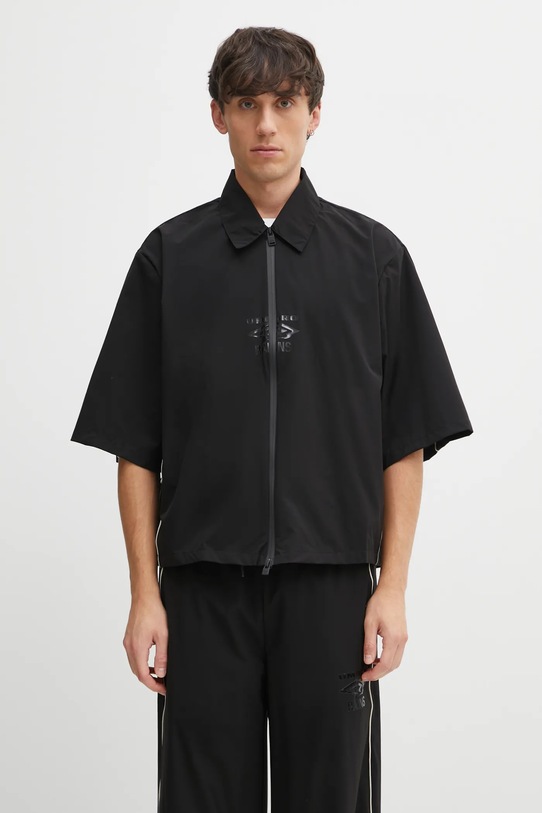 Rains koszula Rains x Umbro gładkie czarny 20910.01