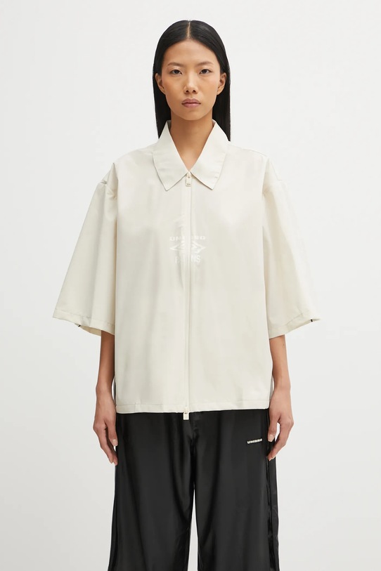 Košeľa Rains Rains x Umbro 20910.140 béžová AW25