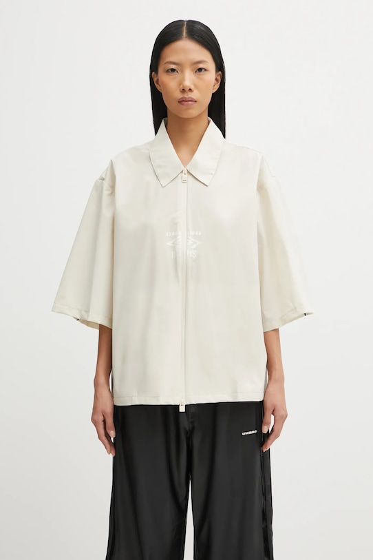 Rains x Umbro koszula 20910.140 beżowy AW25