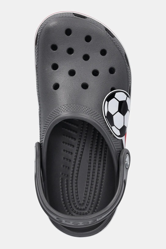 Crocs klapki dziecięce CROCS CLASSIC SOCCER BAND CLOG szary 211605.CROCS.CLASSIC.SO