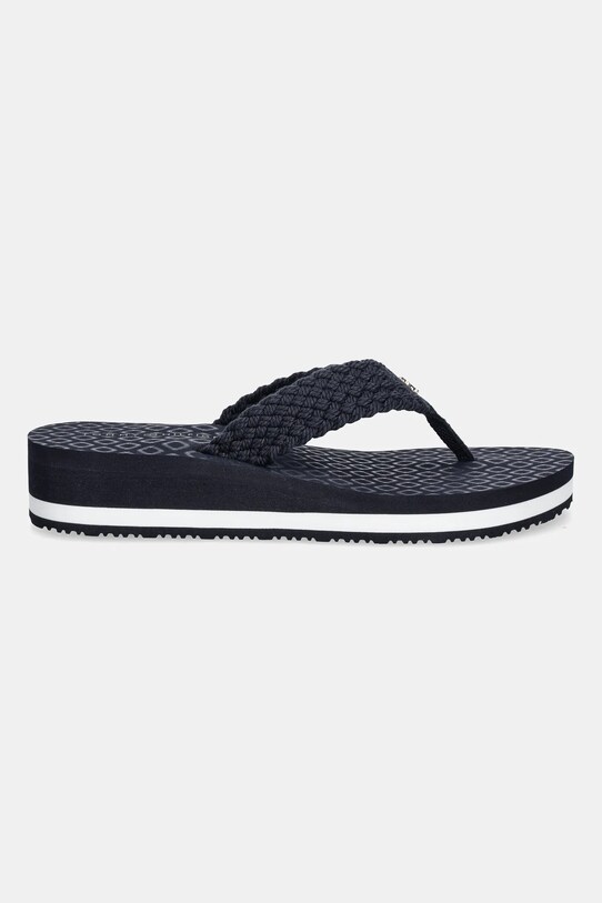 Tommy Hilfiger flip-flop TH CROCHET MID BEACH SANDAL FW0FW08737 sötétkék AW25