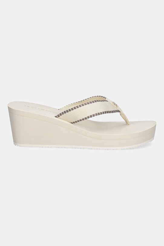 Tommy Hilfiger japonki WEDGE BEACH SANDAL FW0FW08738 beżowy AW25
