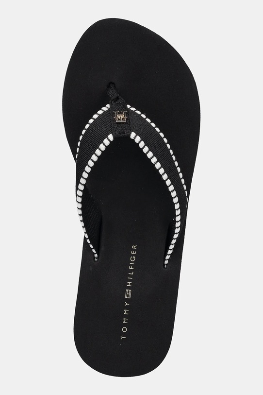 Σαγιονάρες Tommy Hilfiger WEDGE BEACH SANDAL μαύρο FW0FW08738