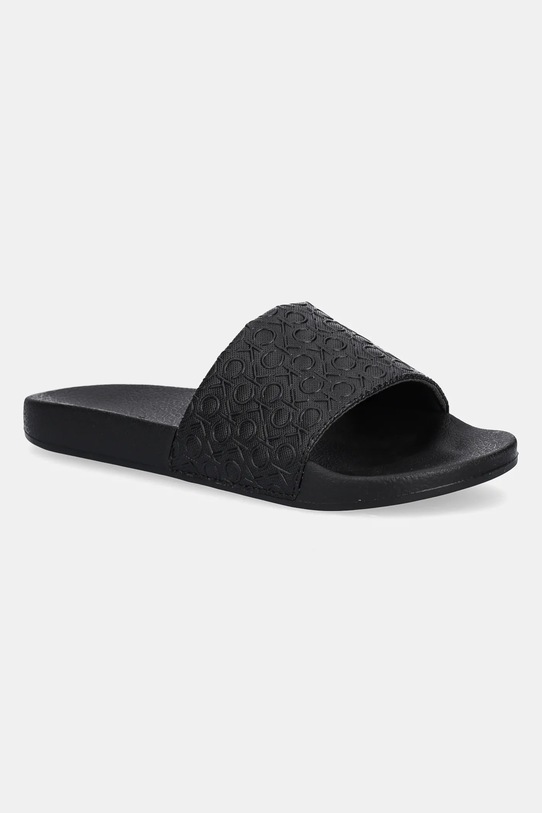 Шлепанцы Calvin Klein Jeans POOL SLIDE MONO каблук отсутствует чёрный HW0HW02541