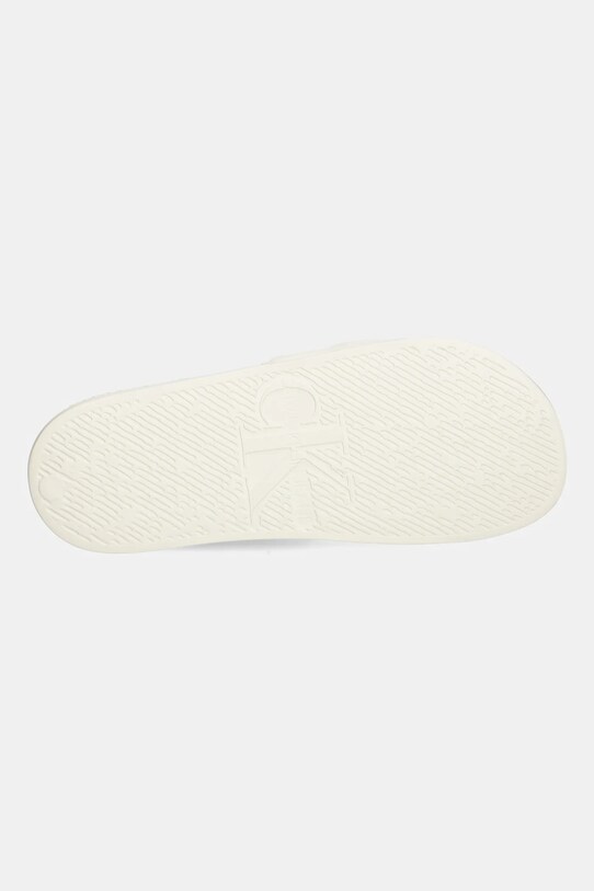 Calvin Klein Jeans papuci SLIDE PU HF MG YW0YW01879 bej