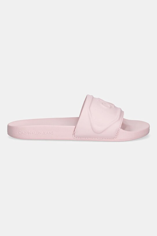 Calvin Klein Jeans klapki SLIDE PU HF MG YW0YW01879 różowy AW25