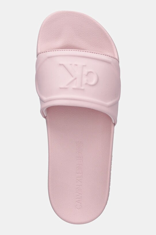 Calvin Klein Jeans klapki SLIDE PU HF MG różowy YW0YW01879