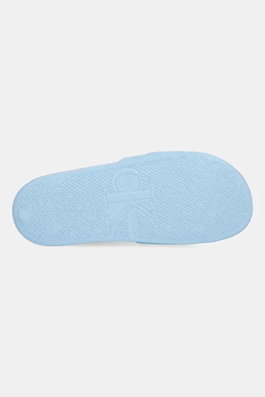 Calvin Klein Jeans klapki SLIDE PU HF MG YW0YW01879 niebieski
