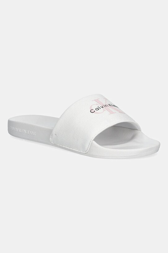 Шльопанці Calvin Klein Jeans SLIDE MONOGRAM WN LOGO CK віденський бежевий YW0YW01967