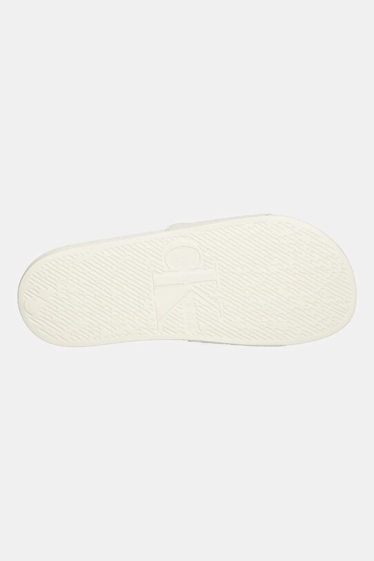 Шльопанці Calvin Klein Jeans SLIDE MONOGRAM WN LOGO CK YW0YW01967 бежевий