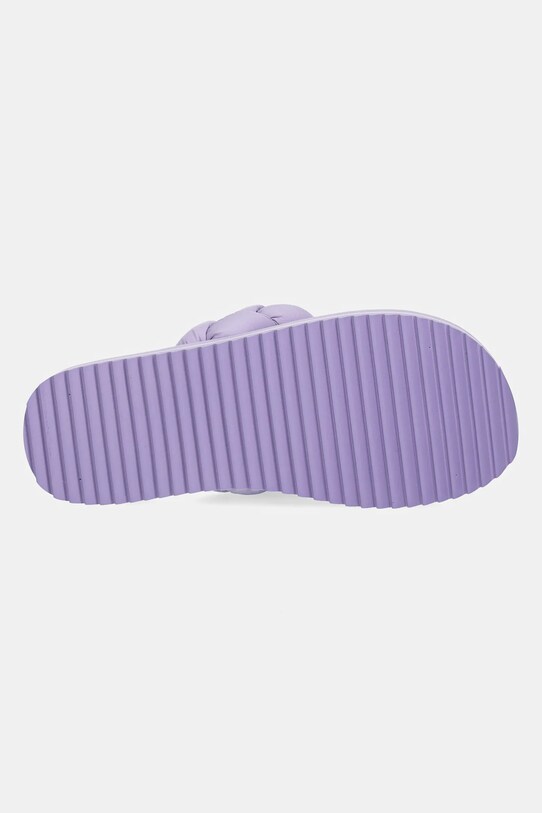 Šľapky Tommy Jeans BRAIDED THONG BEACH SANDAL EN0EN02877 fialová