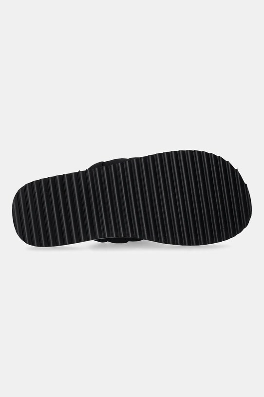 Tommy Jeans flip-flop BRAIDED THONG BEACH SANDAL EN0EN02877 fekete