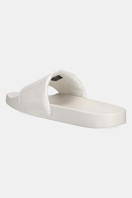 Boty Pantofle Tommy Jeans FLAG POOL SLIDE PATENT EN0EN02901 béžová