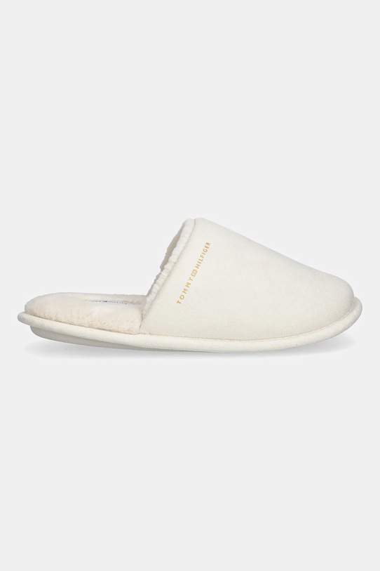 Tommy Hilfiger kapcie TH SOFT HOUSE SHOE FW0FW08853 beżowy AW25