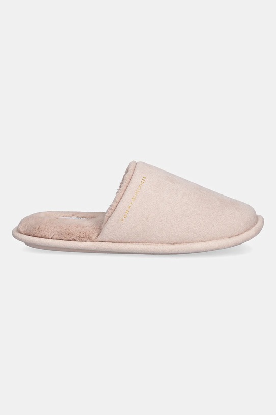 Tommy Hilfiger kapcie TH SOFT HOUSE SHOE FW0FW08853 beżowy AW25