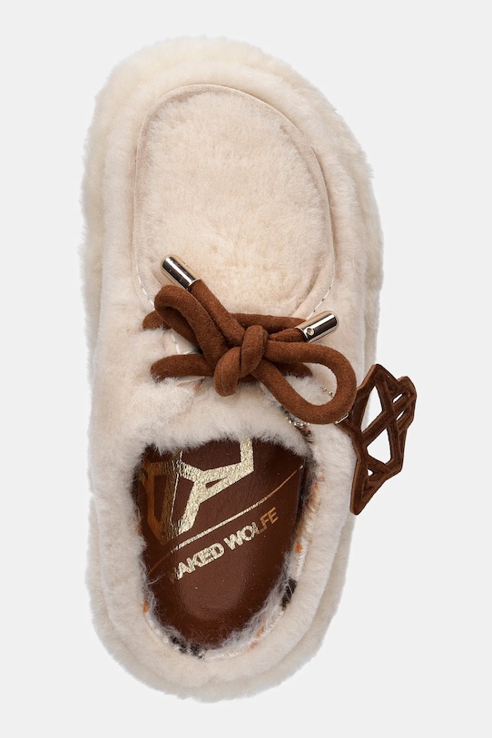 Naked Wolfe papuci de casa Blizzard bej Blizzard.Sand